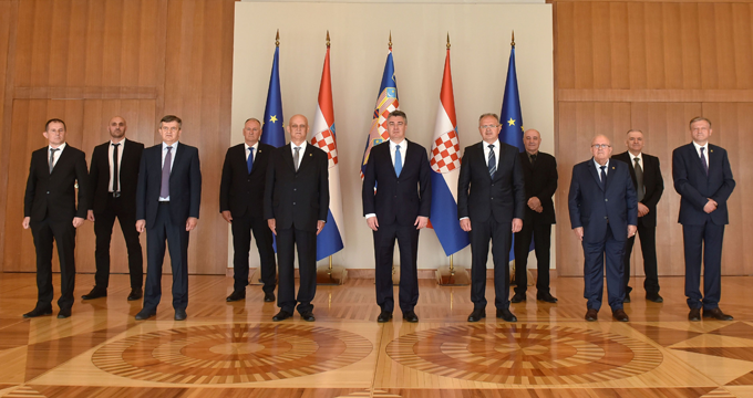 Croatian President Zoran Milanović receives convicted war criminal General Tihomir Blaškić