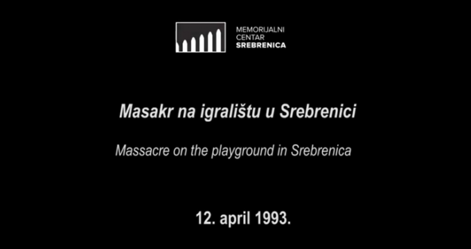 Srebrenica school playground shelling (12. April 1993)