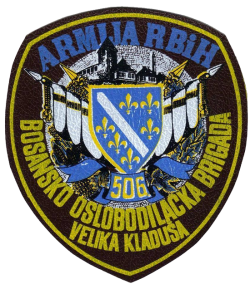 506 bosansko oslobodilacka brigada velika kladusa 1