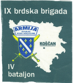9 brdska brigada 4 bataljon koscan 1