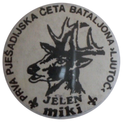 prva pjesadiska ceta bataljona ljutoc jelen miki 1