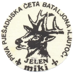 prva pjesadiska ceta bataljona ljutoc jelen miki 2