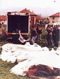 Civilians from Ahmići killed by Croatian troops
