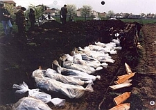 Civilians from Ahmići killed by Croatian troops