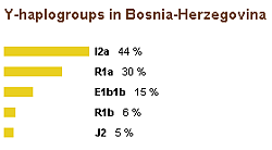 Y-haplogroups in Bosnia and Herzegovina