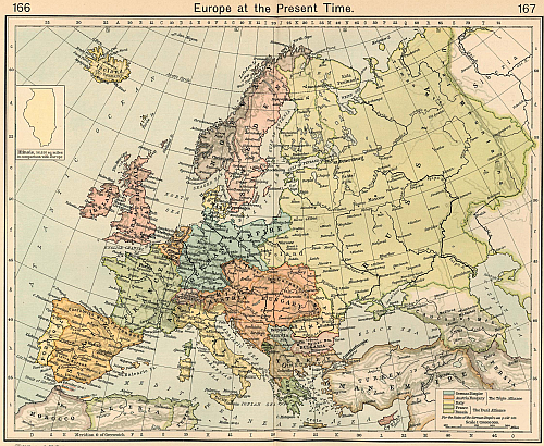 Europe in 1911 AD