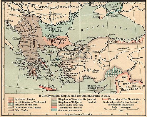 The Byzantine Empire and the Otoman Turks; Year 1355