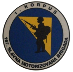 167 slavna motorizovana brigada 1