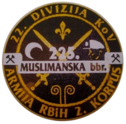 22 divizija kov 225 muslimanska brigada 1